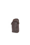 Brown Leather Unisex Phone Bag - 2
