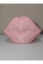 Glossy Kiss 15cm Aesthetic Lip Design Makeup Organizer - Powder Pink - 2
