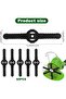 10-pack 14cm plastic replacement blades for brush cutters, accessories, black. - 2