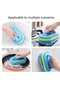 Blue three-piece cleaning brush set - 4
