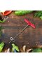 Manual spiral shredder 2-piece set, suitable for carrots and cucumbers, red and silver. - 4