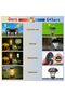 4-Piece Outdoor Solar Garden Lights with Warm White Light, Waterproof, Automatic, Rechargeable for Paths, Lawns, Patios, etc. - 3