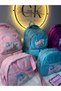 Children's School Bag Set of 2 with Cute Figures and Teddy Bear, with Lunch Box, Insulated Foil Inner Lining, Water Resistant Kindergarten Primary School Backpack, Pink - 4
