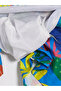 Blue Patterned Boys' Swim Shorts - 4