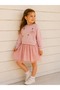 Girl's Embroidered Tulle Printed Casual & Special Occasion Dress - 3