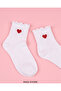 6-Piece Girls' Hearted Booties Socks - 2