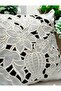 Roselya Embroidered Throw Pillow - 3