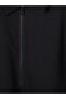 Black Polo Neck Men's Zippered Sweatshirt - 7