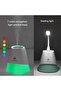 3 in 1 Iceberg Air Humidifier 230 ML USB Ultrasonic Aroma Diffuser LED Light with 7 Colors Ambient Light for Car & Hotel Use - 2