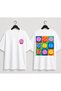 Unisex Oversize Tennis Printed T-Shirt 100% Cotton Tennis Themed Comfortable Fit Short Sleeve T-Shirt