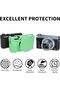حافظة كاميرا للكاميرا الرقمية Canon Powershot G7 X Mark III، غطاء حماية من السيليكون الناعم مع غطاء قابل للطي - 2