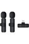 Wireless Lavalier Microphone for iPhone iPad USB C Smartphone, Plug and Play Mini Mic for YouTube Ti
