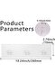2 Pack Shower Caddy Adhesive for Replacement, Strong Transparent Adhesive for Shower Caddy Sticky Pa - 4
