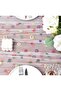Table runner 72 x 300 cm – White tulle embroidered with daisies – Elegant floral table runner weddings, parties, and table decora... - 5