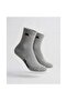 6Sm9019-Grm 3-Pack Short Socks for Men - Gray - 3
