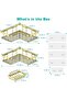 YASONIC Corner Shower Caddy, 3-Pack Adhesive Shower Caddy with Soap Holder and 12 Hooks, Rustproof S - 2