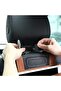 Car Back Seat Organizer Bag Hanging Back Seat Organizer Brown - 3