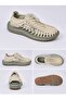 Elastic Lace-Up Unisex Summer Men's Sandals Women's Slippers Woven Design Beach Sandals Nef - 3