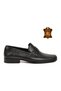 Black Genuine Leather Leather Sole Men's Classic Shoes 01004 m