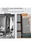 Foldable Storage Organizer Bag, Large Capacity Folding Clothes Storage Containers with Zipper and Ha - 3