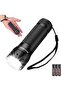 Mini Zoomable LED Flashlight, 3 Modes, 3 AAA Batteries Included | Compact Torch, Camping E