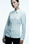 Women's Slim Fit, Close-Fitting, Long Sleeve Basic Shirt 3528100-White - 3528100 - 5