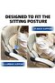 Lumbar Support Pillow, Memory Foam, Cushion for Back Pain Relief, Ergonomic Side Lumbar Support and - 4