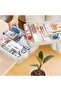 Stackable Plastic Craft Storage Box with 7 Adjustable Compartments, Large Capacity Organizer for Bea - 5