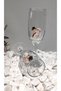2Pcssoft Drink Glass Set with Bride and Groom Figures for Office Home Office Gift - 2