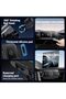 Wireless Charging Car Mount, 15W Fast Auto-Rotating Phone Holder, 2-in-1 Dashboard & Air Vent Mount, - 4