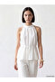 Trendlucky Halter Neck Belted Oversize Blouse with a Difference