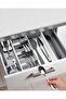 Expandable Kitchen Silverware Organizer,Adjustable Kitchen Drawer Organizer with 8 Compart - 5