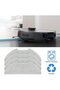 Replacement Mop Pads - For Eureka E10s Robot Vacuum Cleaner - Washable and Reusable Mop Pad Replacement Accessories - 4