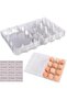 12Packs Clear Plastic Egg Cartons Eco-friendly Egg Holder Reusable Egg Cartons for 12 Eggs La - 7