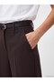 Esvab • Modern & Distinctive Belted Wide-Leg Women's Trousers - 3