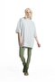 Gray Melange Backless Layered Sweatshirt 19042