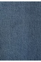 Oversize Fit Classic Collar Plain Women's Light Indigo Denim Long Sleeve Shirt - 6