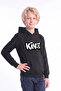 Boy's Printed Kangaroo Pocket Long Sleeve Hooded Sweatshirt - 2