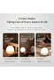 Rechargeable LED Night Light, Dimmable Bedside Table Lamp with Touch Control & Time Display,3 Colors - 4