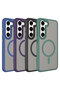Galaxy S23 Case Magsafe Supported Camera Raised Matte Anti-Fingerprint Silicone - 5