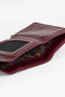 Ceska Leather Wallet Claret Red - 5