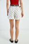 Polka Dot Shorts with Belted Waist - 8