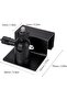360 Degree Adjustable Solar Panel Gutter Mount for Ring Black Aluminum Alloy Installat - 7