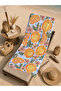 Orange Lemon Citrus Garden Patterned 70X150 Beach Towel - Digital Printed Fade-Resistant Bath Towel - 5