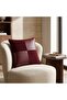 Mosaic Luxury Leather and Fabric Matching Decorative Throw Pillow Modern Stylish Square Design - 2
