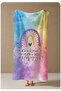 Colorful Tie-Dye Rainbow Patterned 70X150 Beach Towel - Digital Printed Bath Towel - 4