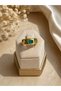 Steel Women's Ring – Stylish and Elegant Design with Turquoise Stone and Star Detail - 2