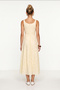 Scalloped Summer Midi Dress Lby0063 - 6