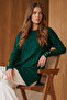 Patterned Mercerized Tunic N3317 Emerald Green