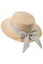 Women's Beach Hat - Brim width approx. 6.5 cm Crown height 9.5 Suitable for head circumference up to 58 Summer Sun Vacation Protection Gardening Wide